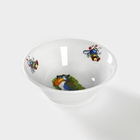 Салатник детский Добрушский завод «Лесовичок», 360 мл, d=14.5 см, фарфор, белая, рисунок МИКС - Фото 2