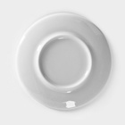 Блюдце Добрушский завод «Бельё», d=12.5 см, фарфор, белое - Фото 4