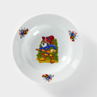 Тарелка глубокая Добрушский завод «Лесовичок», 250 мл, d=20 см, фарфор, белая, рисунок МИКС - Фото 5