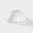 Тарелка глубокая Добрушский завод «Букет цветов», 550 мл, d=17 см, фарфор, белая - Фото 4