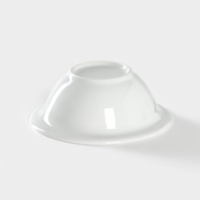 Тарелка глубокая Добрушский завод «Сирень», 550 мл, d=17 см, фарфор, белая - фото 114592080