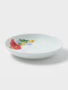 Блюдце Добрушский завод «Маки красные», d=15 см, фарфор, белое - Фото 3