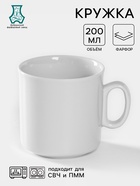 Кружка Добрушский завод «Непоседа», 200 мл, фарфор, белая - Фото 1