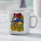 Кружка детская Добрушский завод «Лесовичок», 200 мл, фарфор, белая, рисунок МИКС - Фото 6