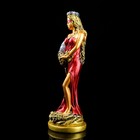 Статуэтка "Фортуна", красное платье, 32 см - Фото 4