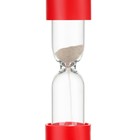Песочные часы настольные на 1 минуту, h-12 см, d - 4.4 см, упаковка пакет, микс - фото 9809043