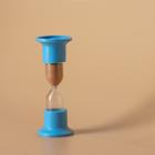 Песочные часы настольные на 2 минуты, h=12 см, d = 4.4 см, упаковка пакет, микс - Фото 3