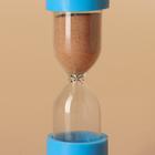 Песочные часы настольные на 2 минуты, h-12 см, d - 4.4 см, упаковка пакет, микс - Фото 4