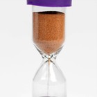 Песочные часы настольные на 5 минут, h=12 см, d=4.4 см, упаковка пакет, микс - Фото 2