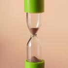 Песочные часы настольные на 5 минут, h=12 см, d=4.4 см, упаковка пакет, микс - Фото 4