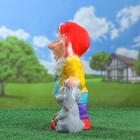 Садовая фигура "Гном с кроликом", разноцветная, 38 см, микс - Фото 2