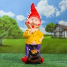 Садовая фигура "Гном с мешком золота", разноцветная, 47 см, микс - Фото 2
