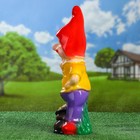 Садовая фигура "Гном с мешком золота", разноцветная, 47 см, микс - Фото 3
