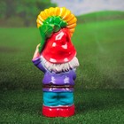 Садовая фигура "Гном с подсолнухом", разноцветная, 43 см, микс - Фото 2
