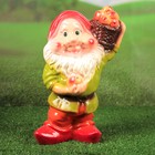 Садовая фигура "Гном с яблоками", разноцветная, 41 см, микс - Фото 7