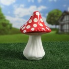 Садовая фигура "Гриб Мухомор", керамика, 32 см - Фото 2