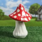 Садовая фигура "Гриб Мухомор", керамика, 32 см - Фото 3