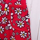 Платье для девочки, рост 86 см, цвет малиновый, принт ромашка (арт. 711232-1_М) - Фото 5