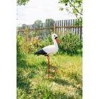 Садовая фигура "Аист", белый цвет, 86 см - Фото 5