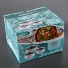 УЦЕНКА Набор кастрюль из нержавеющей стали ЛИРА, 3,2 л+ 4,2( отличается крышка) + 5,2 л - Фото 4