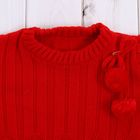 Платье для девочки «Вероника», рост 80-86 см, цвет красный - Фото 2