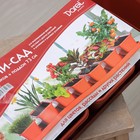 Набор горшков для цветов с поддоном Darel plastic, 750 мл, 73 см, 7 шт., терракотовый - Фото 4