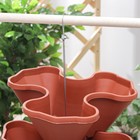 Кашпо для цветов многоярусное «Каскад», 3 шт., 12 л (секция 4 л), цвет терракотовый - Фото 15