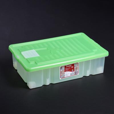 Ящик для хранения с крышкой Darel-box, 36 л, 60×40×17 см, цвет МИКС