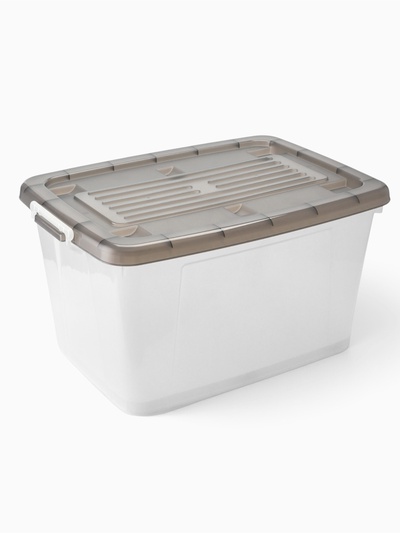 Ящик для хранения Darel-box, 75 л, 70×49×37 см, с крышкой, МИКС