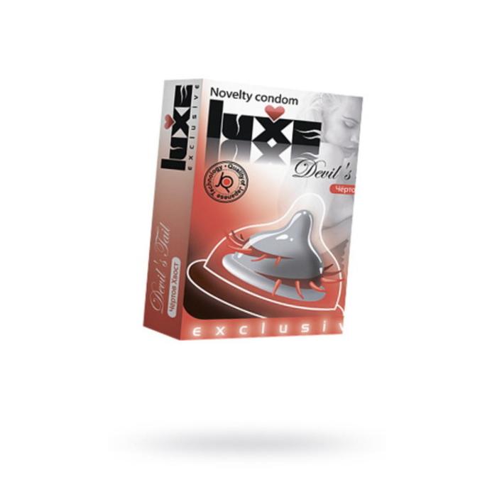 Презервативы Luxe Exclusive "Чёртов хвост" №1, с шипами и усиками - Фото 1