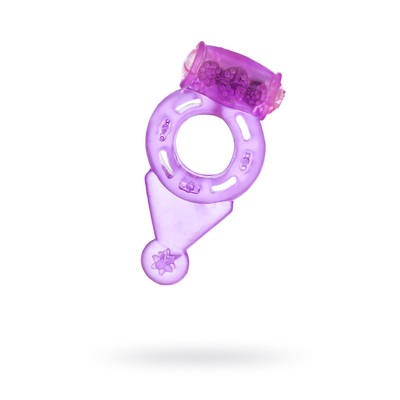 Виброкольцо Toyfa, TPE, фиолетовое