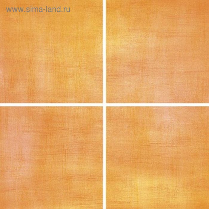 Облицовочная плитка Акварель оранжевая (Палитра) 20х20см 04-11-35-038 (в упаковке  1 кв.м) - Фото 1