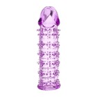 Насадка на пенис Toyfa, цвет фиолетовый, 12,5 см - Фото 2