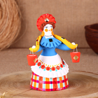 Дымковская игрушка «Барыня-водоноска» 7,5×7,5×15 см - Фото 2