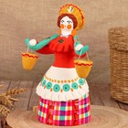 Дымковская игрушка «Барыня-водоноска» 7,5×7,5×15 см - Фото 11