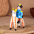 Дымковская игрушка «Фигурка: Всадник офицер», МИКС - Фото 2