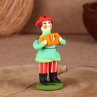 Дымковская игрушка «Фигурка: Мужик стоячий с гармошкой» - Фото 6