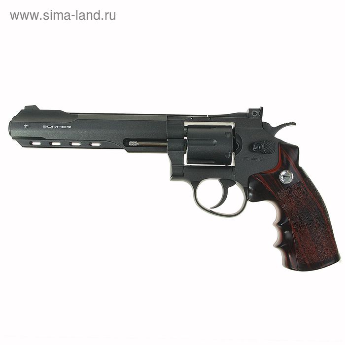 Револьвер пневматический BORNER Super Sport 702, кал. 4,5 мм (с картриджи 6 шт.), 8.4031, шт   14212 - Фото 1