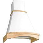 Вытяжка Elikor "Ротонда" 50П-650-П3Л, каминная, 650 м3/ч, 3 скорости, 50 см, белая - Фото 1