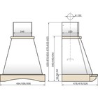 Вытяжка Elikor "Ротонда" 60П-1000-П3Г, бежевый/бук орех - Фото 5