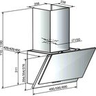 Вытяжка Elikor «Рубин» S4 50П-700-Э4 Г, наклонная, 700 м3/ч, 4 скорости, чёрная - Фото 2
