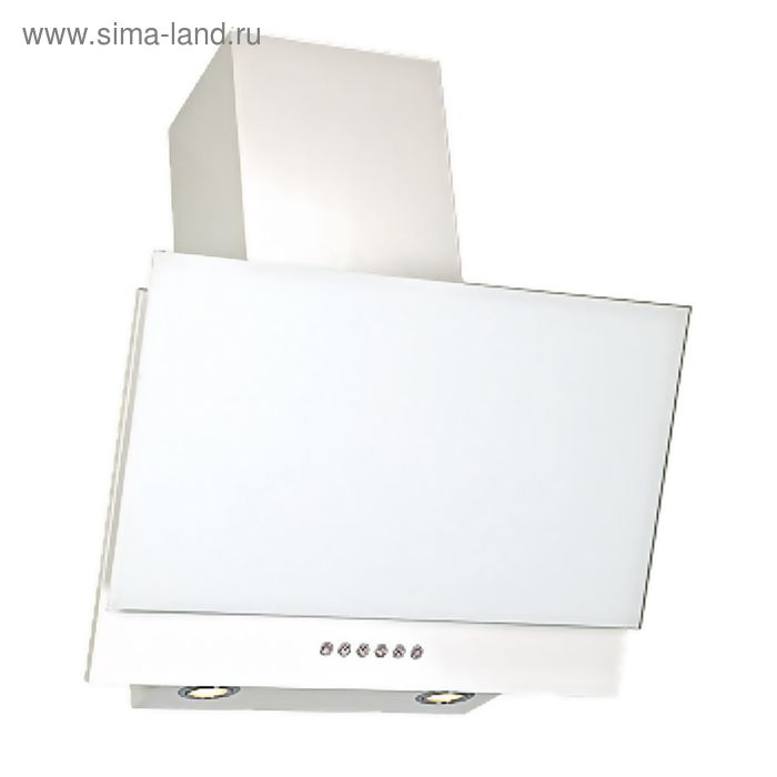Вытяжка Elikor «Рубин» S4 90П-700-Э4 Г, наклонная, 700 м3/ч, 4 скорости, перламутр/белая - Фото 1
