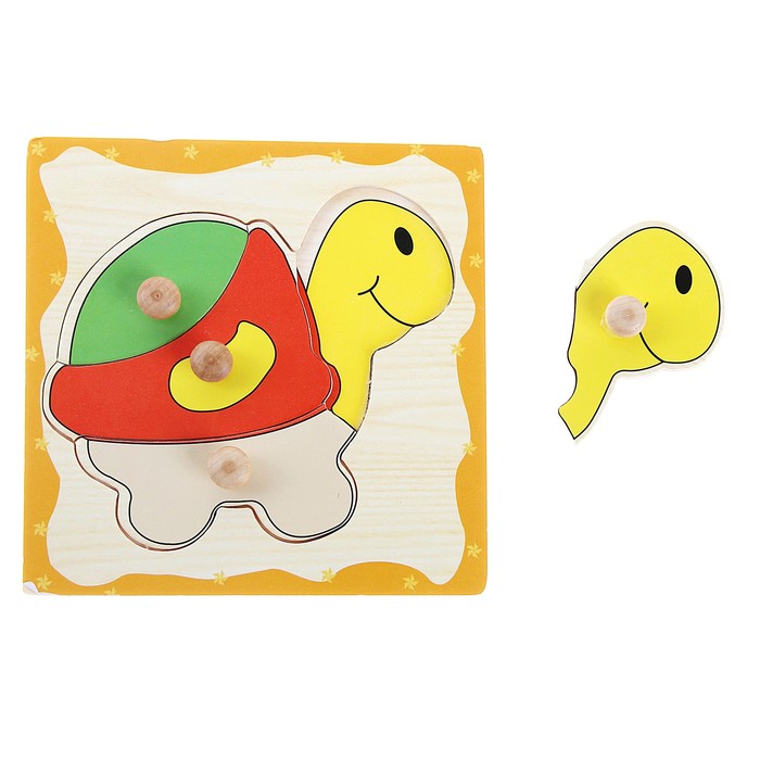 рамка вкладыш мини "Черепашка" 4 элемента - Фото 1