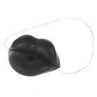 Губы латексные на резинке, черный цвет MSI000080 - Фото 2