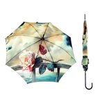 Зонт-трость автоматический "Роза", автоматический, R=50см, разноцветный - Фото 1