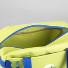 Сумка спортивная на молнии, 1 отдел, 1 наружный карман, зелёный/синий - Фото 5