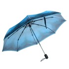 Зонт автоматический, R=52см, цвет голубой - Фото 2