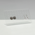 Подставка под серьги прямоугольная, 19×6×10.5 см, оргстекло 2 мм - Фото 3