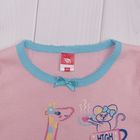 Пижама для девочки, рост 92 см (56), цвет светло-розовый/голубой CAB 5243_М - Фото 2