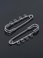 Булавка для подвесок PO-065 №03, (набор 2 шт.) 70×20×7 мм, серебра - Фото 5